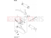 SUZUKI LS650 L2 (2012) Savage 45 - HANDLE LEVER