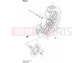 SUZUKI LS650 L2 (2012) Savage 54 - FRONT WHEEL