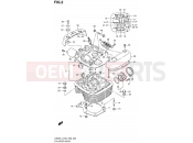 SUZUKI LS650 L4 (2014) Savage 2 - CYLINDER HEAD