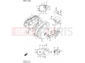 SUZUKI LS650 L5 (2015) Savage (E24) 112A - CRANKCASE COVER