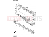 SUZUKI LS650 L5 (2015) Savage (E24) 206A - TRANSMISSION