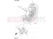 SUZUKI LS650 L5 (2015) Savage (E24) 530A - FRONT WHEEL