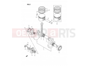 SUZUKI LS650F / LS650P J (1988) Savage (E04,E18,E22,E34,E75,E77) 5 - CRANKSHAFT