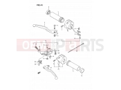 SUZUKI LS650F / LS650P J (1988) Savage (E04,E18,E22,E34,E75,E77) 41 - HANDLE SWITCH (MODEL G/J)