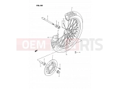 SUZUKI LS650F / LS650P J (1988) Savage (E04,E18,E22,E34,E75,E77) 38 - FRONT WHEEL