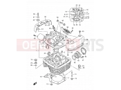 SUZUKI LS650P K2 (2002) Savage (E02,E17,E25) 1A - CYLINDER HEAD