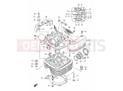 SUZUKI LS650P K2 (2002) Savage (E03,E28,E33) 1A - CYLINDER HEAD