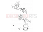 SUZUKI LS650P K2 (2002) Savage (E03,E28,E33) 13 - OIL PUMP
