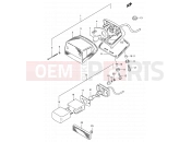 SUZUKI LS650P K2 (2002) Savage (E03,E28,E33) 24 - REAR COMBINATION LAMP