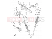 SUZUKI LS650P K3 (2003) Savage (E03,E28,E33) 8 - CAM SHAFT/VALVE
