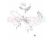 SUZUKI LS650P K3 (2003) Savage (E03,E28,E33) 12 - MUFFLER