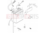 SUZUKI LS650P K3 (2003) Savage (E03,E28,E33) 19 - BATTERY