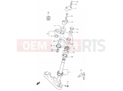 SUZUKI LS650P K4 (2004) Savage (E03,E28,E33) 42 - STEERING STEM