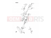 SUZUKI LS650P L (1990) Savage (E24) 35 - STEERING STEM