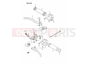 SUZUKI LS650P L (1990) Savage (E24) 41A - HANDLE SWITCH (MODEL K/L/M/R)