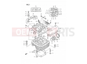 SUZUKI LS650P M (1991) Savage 1 - CYLINDER HEAD
