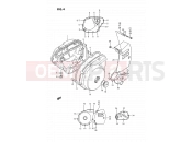 SUZUKI LS650P M (1991) Savage 4 - CRANKCASE COVER