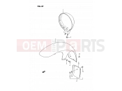 SUZUKI LS650P M (1991) Savage 37 - HEADLAMP HOUSING - FRONT FENDER (E15/E16/E24/E75/E77)