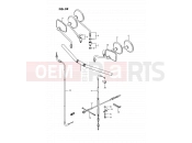 SUZUKI LS650P M (1991) Savage 39 - HANDLEBAR - CONTROL CABLE (LS650FG/FJ/FK)