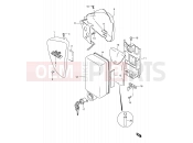 SUZUKI LS650P W (1998) Savage (E03,E28,E33) 33A - FRAME COVER (MODEL W/X)