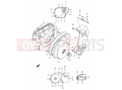 SUZUKI LS650P X (1999) Savage (E02,E04,E17,E18,E25,P37) 4 - CRANKCASE COVER