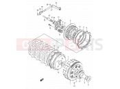 SUZUKI LS650P X (1999) Savage (E02,E04,E17,E18,E25,P37) 14 - CLUTCH