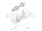 SUZUKI LS650P X (1999) Savage (E02,E04,E17,E18,E25,P37) 17 - STARTING MOTOR (SEE NOTE)