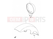 SUZUKI LS650P X (1999) Savage (E22) 33 - FRONT FENDER