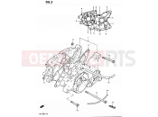 SUZUKI PE175 D (1983) 2 - CRANKCASE