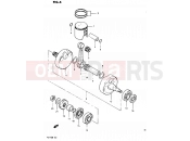 SUZUKI PE175 D (1983) 4 - CRANKSHAFT