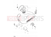 SUZUKI PE250 T (1996) 36 - FUEL TANK (PE250X E02)