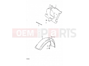 SUZUKI PE250 T (1996) 42 - FRONT FENDER