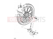 SUZUKI PE250 T (1996) 44 - FRONT WHEEL
