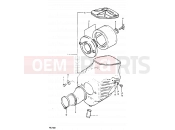 SUZUKI PE250 X (1999) 6 - AIR CLEANER