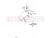 SUZUKI PE250 X (1999) 61 - REAR FENDER