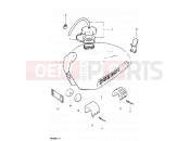 SUZUKI PE400 X (1999) 30 - FUEL TANK (PE400XE2)
