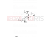 SUZUKI PE400 X (1999) 51 - REAR FENDER