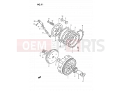 SUZUKI PV50 L (1990) 11 - CLUTCH