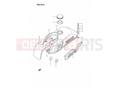 SUZUKI PV50 L (1990) 27A - FUEL TANK (MODEL L/M/R)