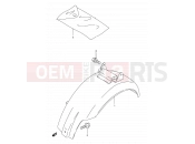 SUZUKI PV50 Y (2000) 27 - REAR FENDER