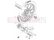 SUZUKI RC50 M (1991) 39 - FRONT WHEEL (MODEL M)