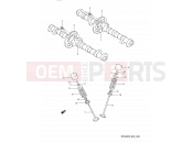 SUZUKI RF600R S (1995) 9 - CAM SHAFT - VALVE