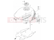 SUZUKI RF900R R (1994) (E02,E04,E18,E22,E24,E25,E34,E39) 37 - FUEL TANK (MODEL R/S)