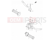 SUZUKI RF900R R (1994) (E02,E04,E18,E22,E24,E25,E34,E39) 42 - HANDLE LEVER