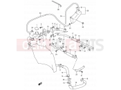 SUZUKI RF900R / RF900RS2 S (1995) (E02,E04,E18,E22,E24,E25,E34,E37,E39) 19 - RADIATOR HOSE