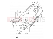 SUZUKI RF900R / RF900RS2 S (1995) (E02,E04,E18,E22,E24,E25,E34,E37,E39) 39 - FRAME COVER (MODEL R/S)