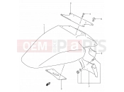 SUZUKI RF900R / RF900RS2 S (1995) (E02,E04,E18,E22,E24,E25,E34,E37,E39) 40 - FRONT FENDER