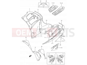 SUZUKI RF900R T (1996) (E02,E04,E18,E22,E24,E25,E34,E37,E39) 46A - UNDER COWLING BODY (RF900RS2)
