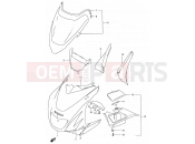 SUZUKI RF900R W (1998) 44B - COWLING BODY (RF900RT/RV)