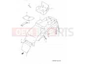 SUZUKI RF900R R (1994) (E03,E28,E33) 43 - REAR FENDER
